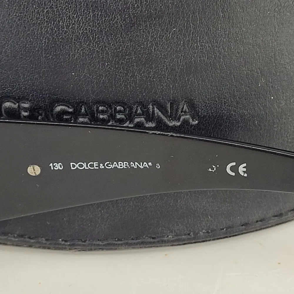 Dolce & Gabbana DG832 Black Wrap‎ Around Frame Men's Sunglasses